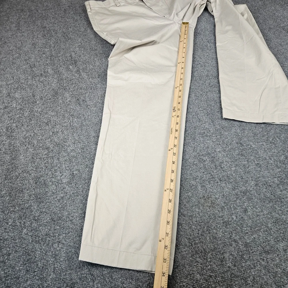 Brooks Brothers Advantage Chino Stretch Clark Fit Khaki Pants Mens 36x34 Tan